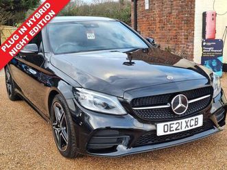 mercedes-benz c-class 2.0 c300de 13.5kwh amg line night edition (premium) g-tronic+ euro 6 (start/stop) 4dr