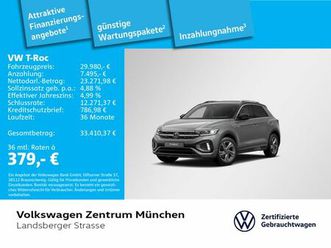 volkswagen t-roc 1.5 tsi r-line navi led+ ahk kamera acc ds