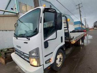 2012 isuzu npr-hd – 6.0l v8 – project truck / tow truck bed