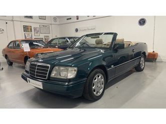 1997 mercedes e class w124 cabriolet now sold - more wanted a vendre