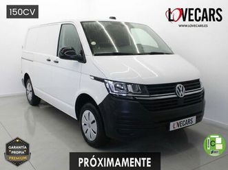 volkswagen transporter 2.0 tdi bmt furgón cerrado 150