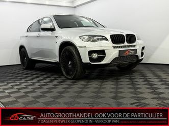bmw x6 xdrive35i high executive schuifdak, leder, apple carplay, stoelverwarming, elektrische achterklep, keyless start, cruise control