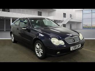 2001 mercedes-benz c class c180 3dr auto coupe petrol automatic