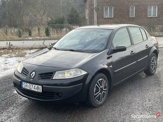 salon polska pierwszy wlaściciel megane sedan 1.6 gaz + lpg niski przebieg będzin - sprzedajemy.pl
