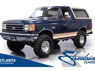 1990 ford bronco 4x4 eddie bauer
