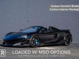 2020 mclaren 600lt spider convertible 2d