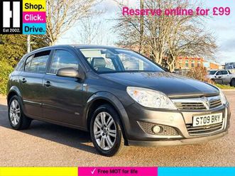 2009 vauxhall astra 1.8i vvt design 5dr auto hatchback petrol automatic