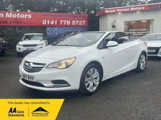 2017 vauxhall cascada 1.4t se 2dr convertible petrol manual