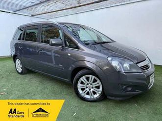 2012 vauxhall zafira 1.8i design nav 5dr mpv petrol manual