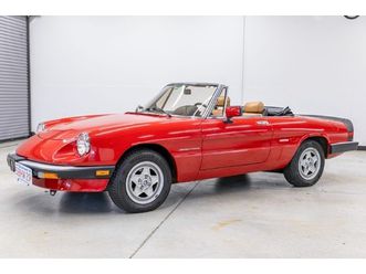 no reserve: 1986 alfa romeo spider veloce