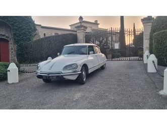 1973 citroen ds blanc automatique, 4 vitesses conduite à...