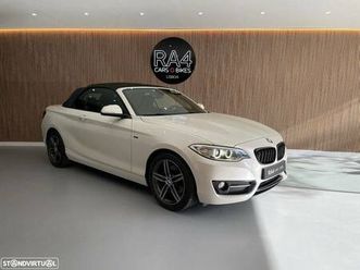 bmw série 2 220 d cabrio line sport