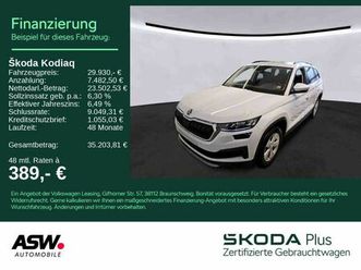 skoda kodiaq ambition 2.0 tdi dsg led navi pdc shz ahk