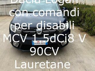 dacia logan comandi per disabili.mcv 1.5dci8 v 90c