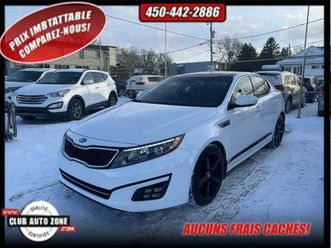 2014 kia optima sx turbo bas millage gps camera recul toit pano