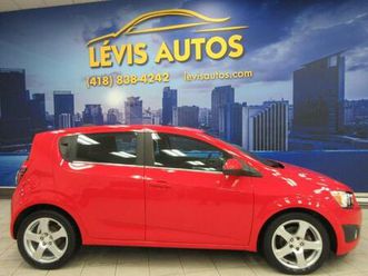 2016 chevrolet sonic lt rs turbo automatique sieges chauffant camera re