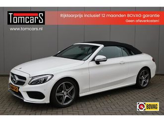 mercedes-benz c-klasse cabrio 180 edition 1 navigatie/cruise-control/parkeerhulp/stoelverwarming