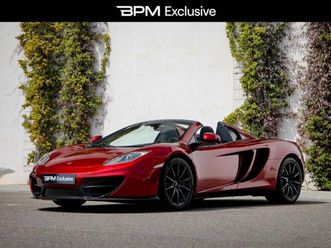 occasion mclaren mp4 12c spider 3.8 v8 biturbo 625ch ref 6965