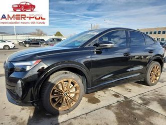 audi q4 sportback e-tron premium plus s line 2022 elektryczny 295km