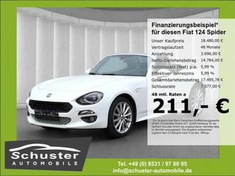 fiat 124 spider lusso 1.4turbo*led navi leder r-kam