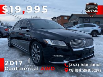 2017 lincoln continental reserve