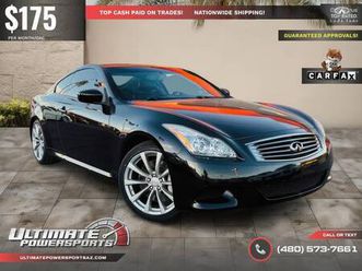 $175/mo - 2010 infiniti g37 g 37 g-37 coupe journey we finance all cre