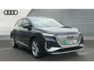 audi q4 q4 150kw 40 82kwh s line 5dr auto