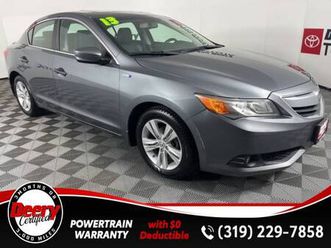used 2013 acura ilx hybrid 1.5l polished metal metallic
