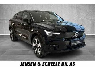 volvo c40 recharge single motor plus - ryggekamera, glasstak 2023 svart