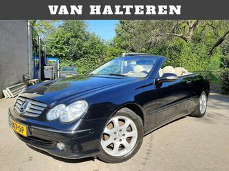 mercedes-benz clk-klasse cabrio - 200 avantgarde airco leder