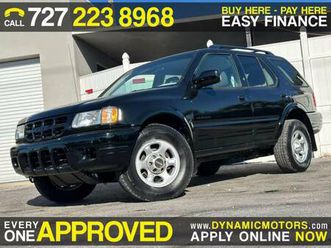 2001 isuzu rodeo s sport utility 4d call or text today!