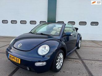 volkswagen beetle new cabriolet 2.0 highline automaat! leder!