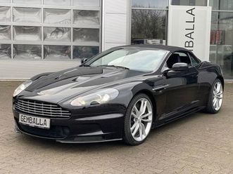 aston martin dbs 6.0 volante carbon black, deutsches fzg.