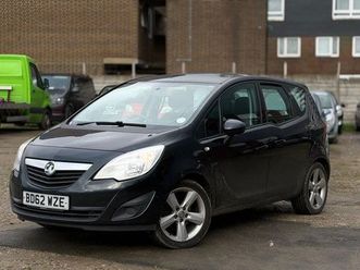 vauxhall meriva 1.4 16v exclusiv mpv 5dr petrol manual euro 5 (100 ps)