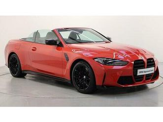 bmw m4 competition m xdrive convertible 3.0 2dr