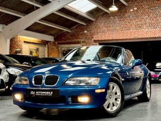 bmw z3 roadster 1.9l 118 ch bleu topaze suspensions sport m, sièges chauffants carnet et historique état remarquable