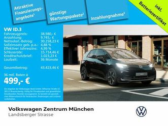 volkswagen id.3 pro energy 150kw/63kwh ahk acc ccs led iq.d