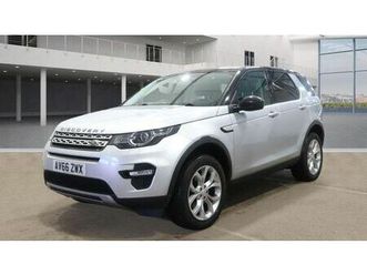 2016 land rover discovery sport 2.0td4 hse (180ps) awd (start/stop) auto
