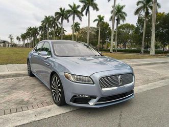 used 2019 lincoln continental black label