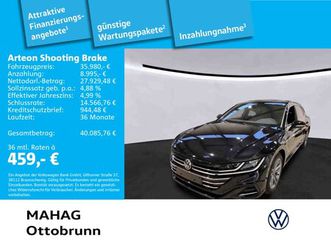 arteon shooting brake 2.0 tsi r-line ahk iq.light iq.drive navi standhz h&k eklappe app dsg