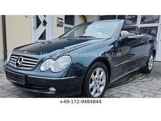 mercedes-benz clk 200 cabrio kompressor*sitzbel+hzg*ahk*navi*+