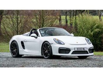 2016 porsche boxster spyder 718 vente aux enchères