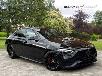 2022 mercedes-benz c class 2.0l c 220 d amg line premium mhev 4d auto 198 bhp saloon diesel autom...