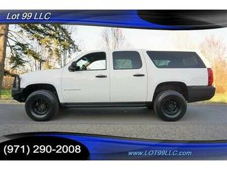 2013 chevrolet suburban 4x4 4wd chevy 2500 v8 6.0l auto leather black