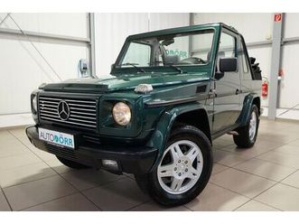 mercedes-benz g 500 v8 cabriolet 2.hand+dt.fahrzeug+scheckheft