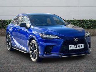 2023 lexus rx 500h 2.4 direct4 f-sport 5dr auto (takumi) suv hybrid automatic