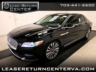used 2017 lincoln continental select