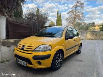 citroën c3 société 2 places jaune