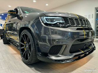 jeep grand cherokee 6.2 v8 hemi supercharged trackhawk bva8 granite crystal / sans accident / historique complet /garantie complète pendant 12 mois