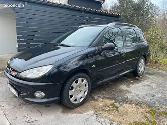 ❤️◊ peugeot 206 sw 1.6 hdi 110 xs diesel break noir